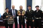 Батальона РПК провёл встречу с Исламом Махачевым, действующим чемпионом UFC